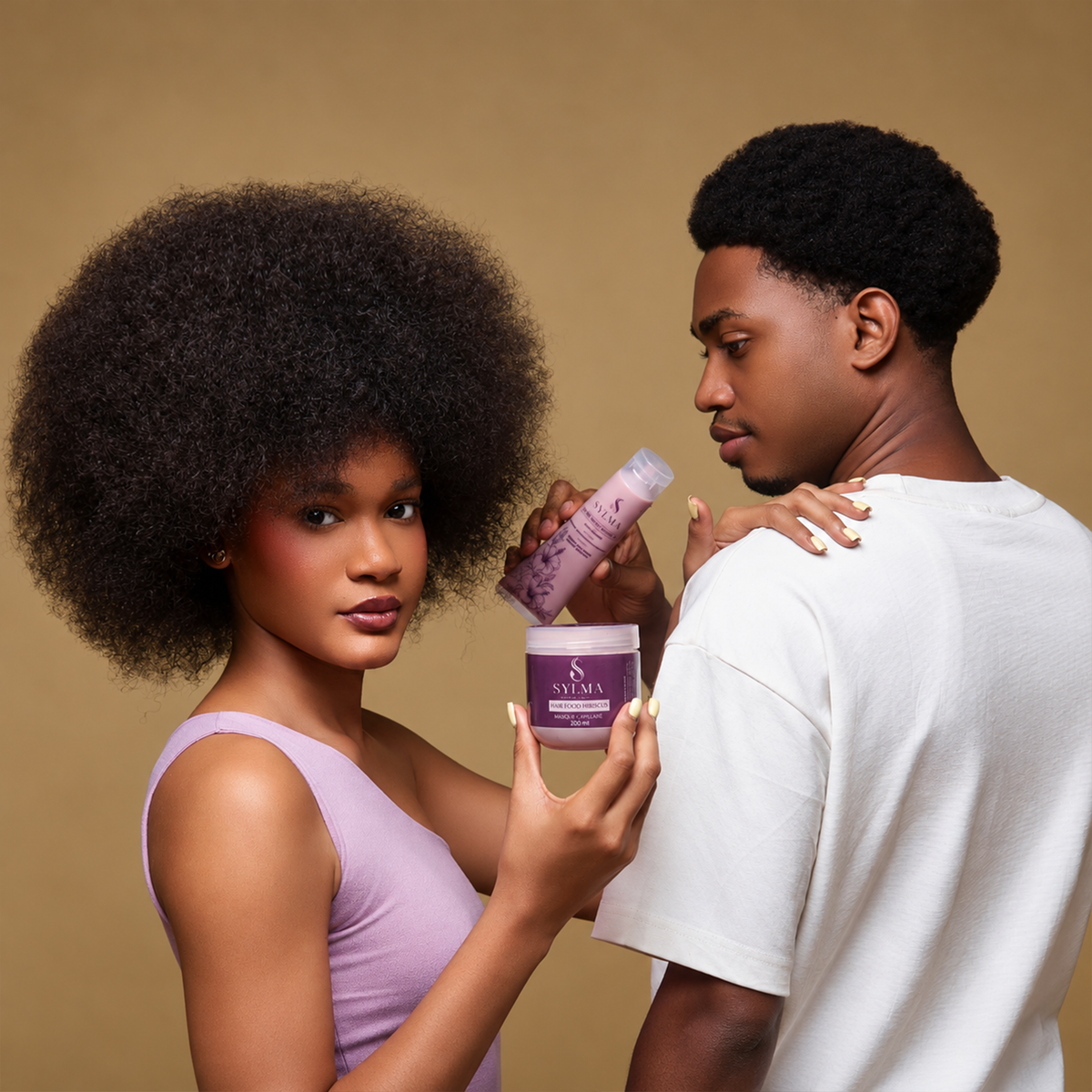 Les soins Hair Food Hibiscus de SYLMA